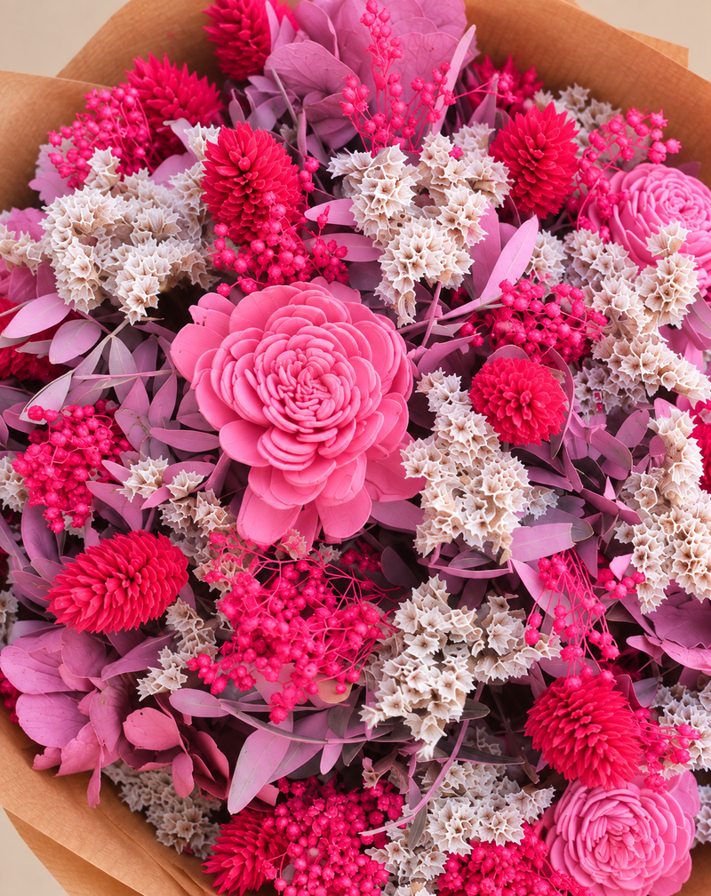 Bouquet preservado Rosa Silvestre