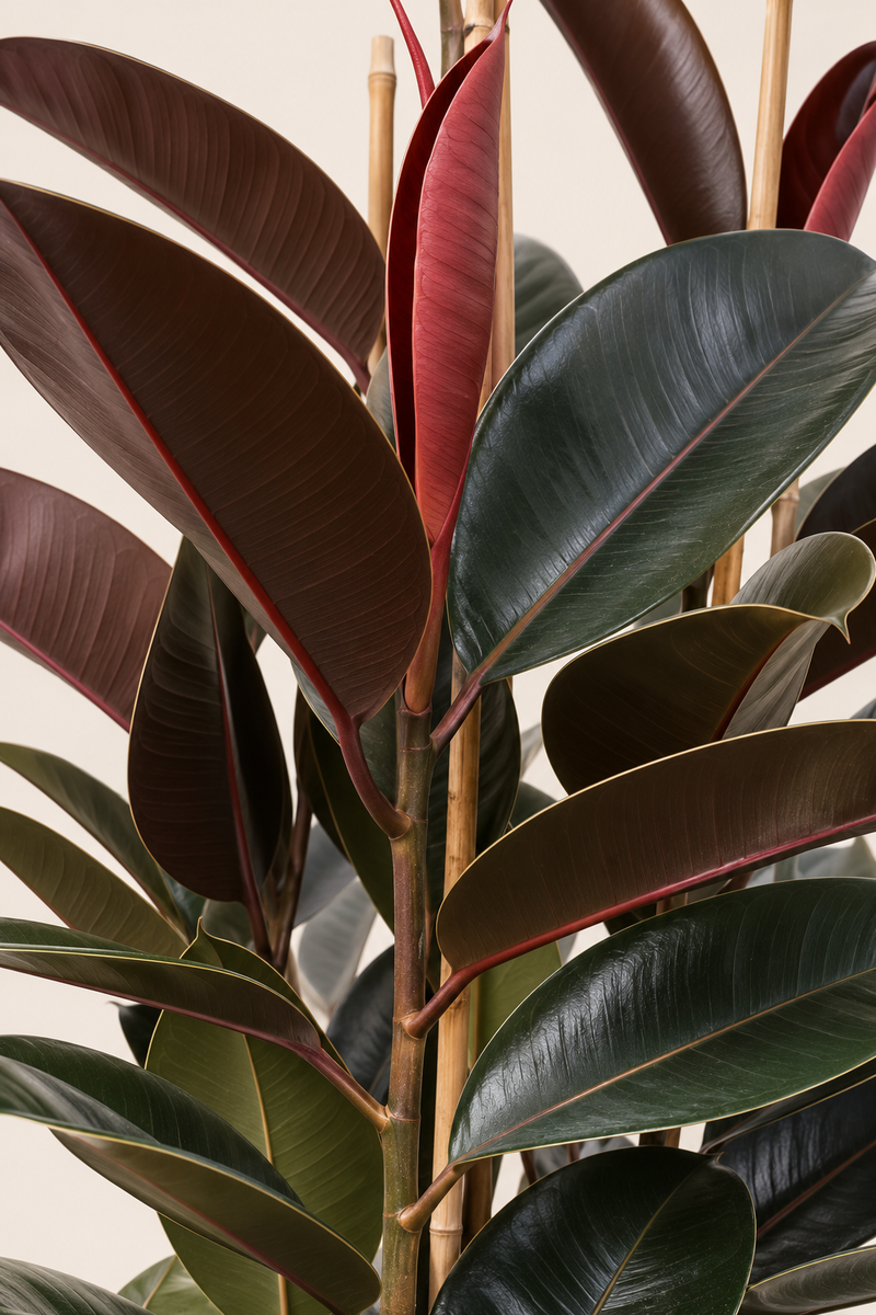 Ficus elastica Robusta · Árbol del caucho