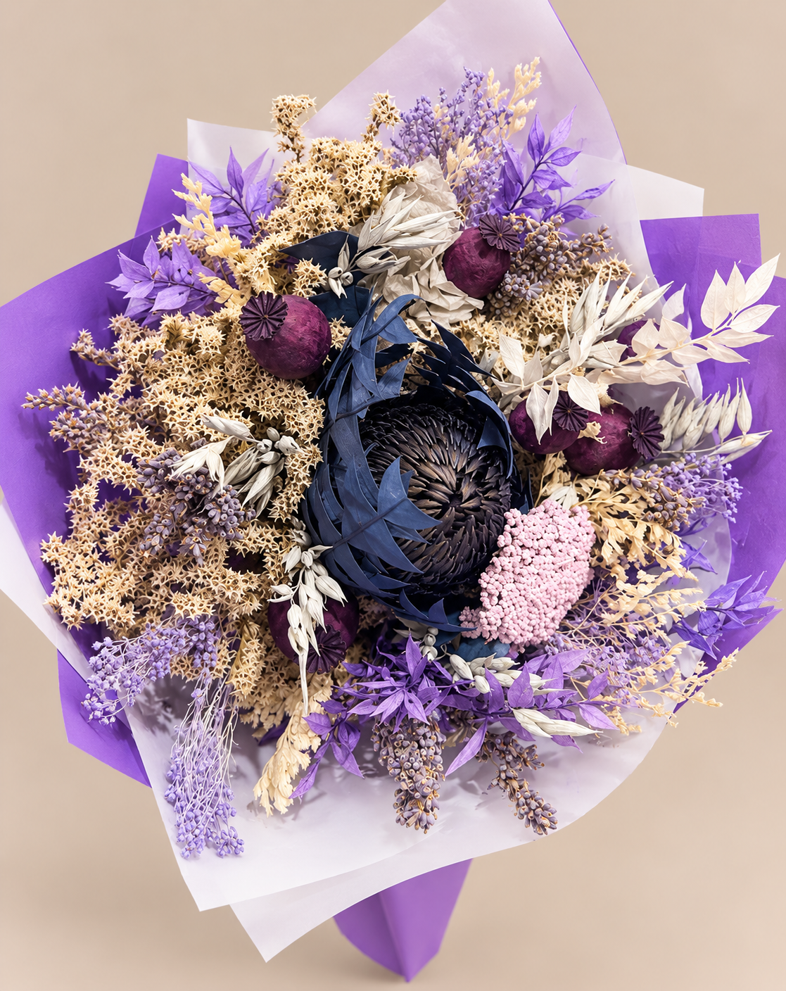 Bouquet preservado Eclipse Violeta