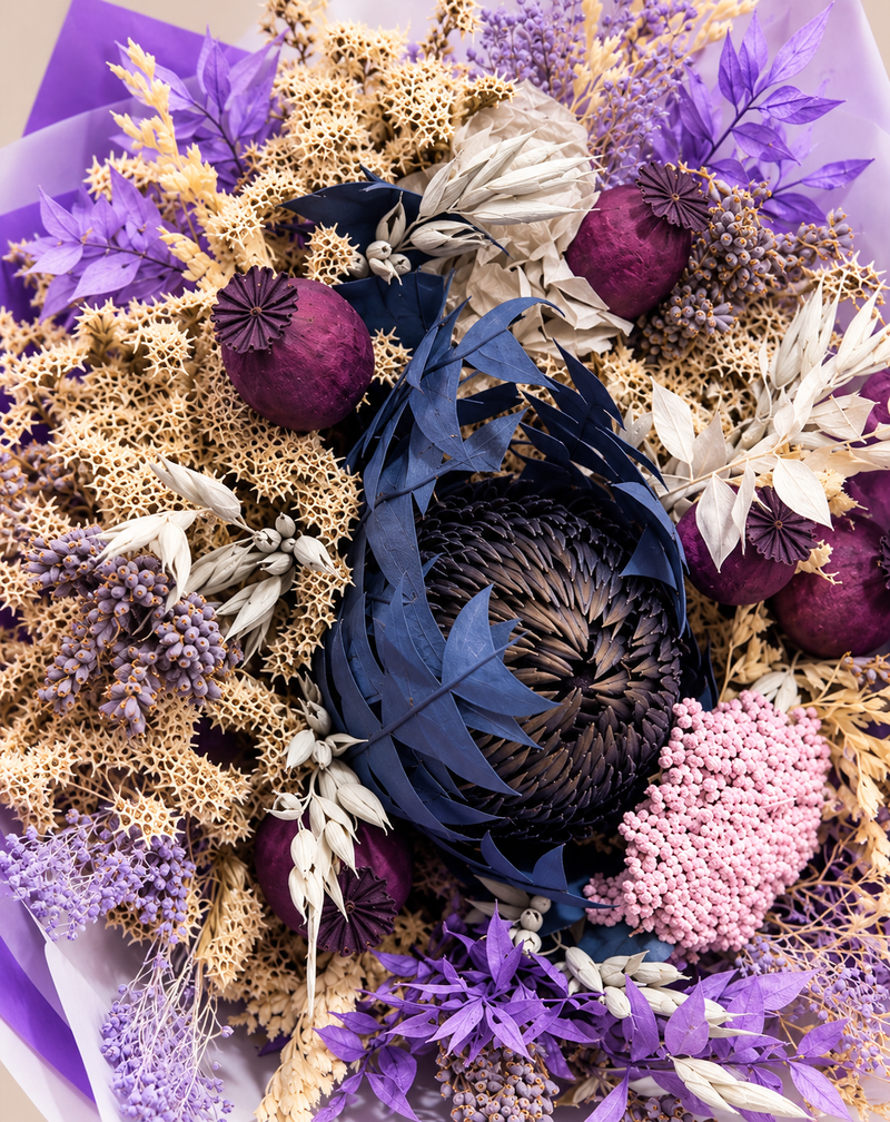 Bouquet preservado Eclipse Violeta