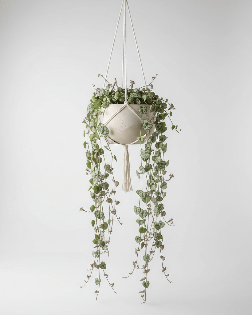 Ceropegia woodii · Collar de corazones
