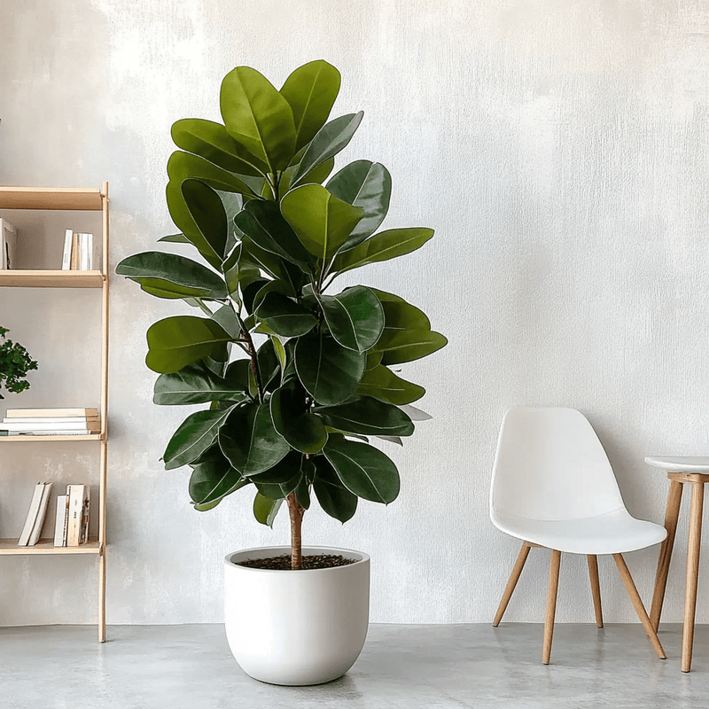 Ficus elastica Robusta · Árbol del caucho