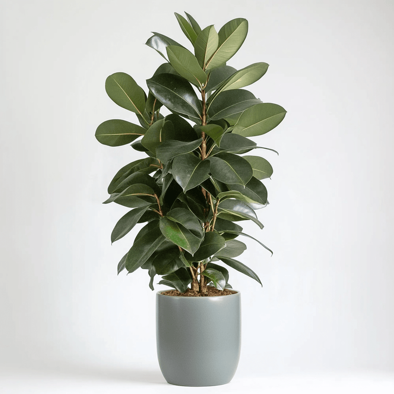 Ficus elastica Robusta · Árbol del caucho