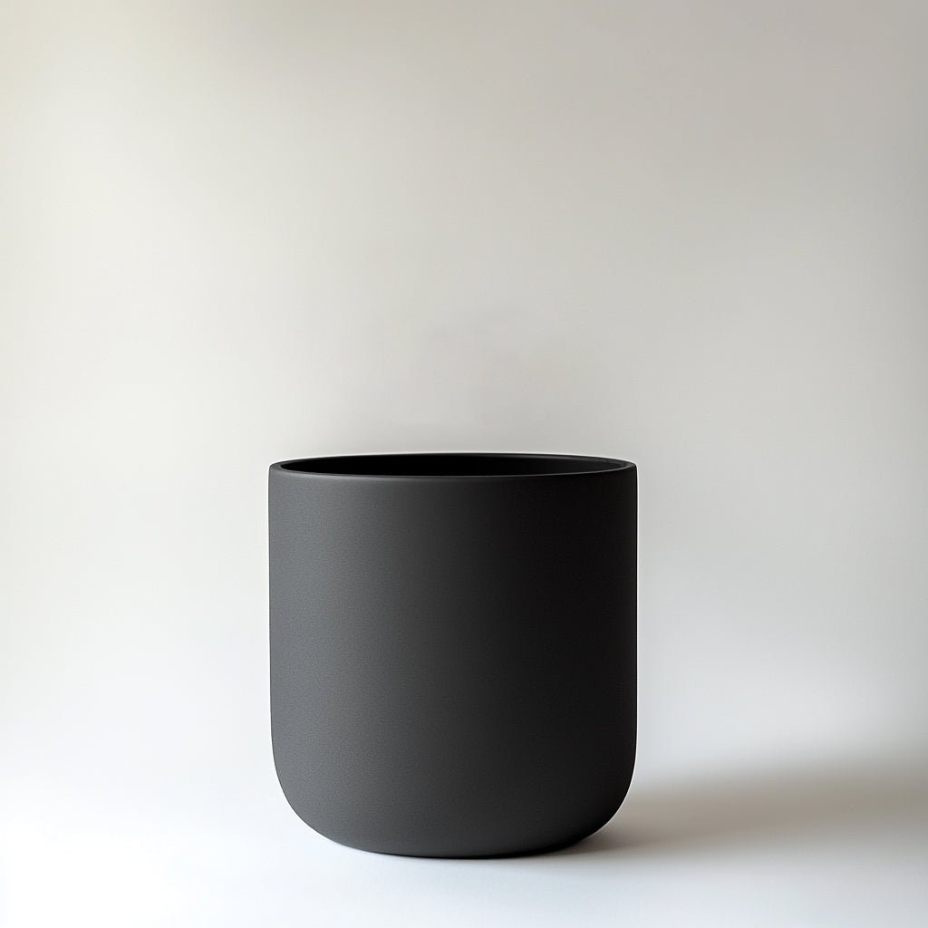 Maceta Negra Minimalista - Napuplant